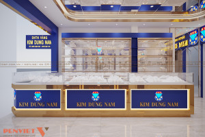 Thiết kế thi công tiệm vàng – Bí quyết tạo không gian kinh doanh đẳng cấp
